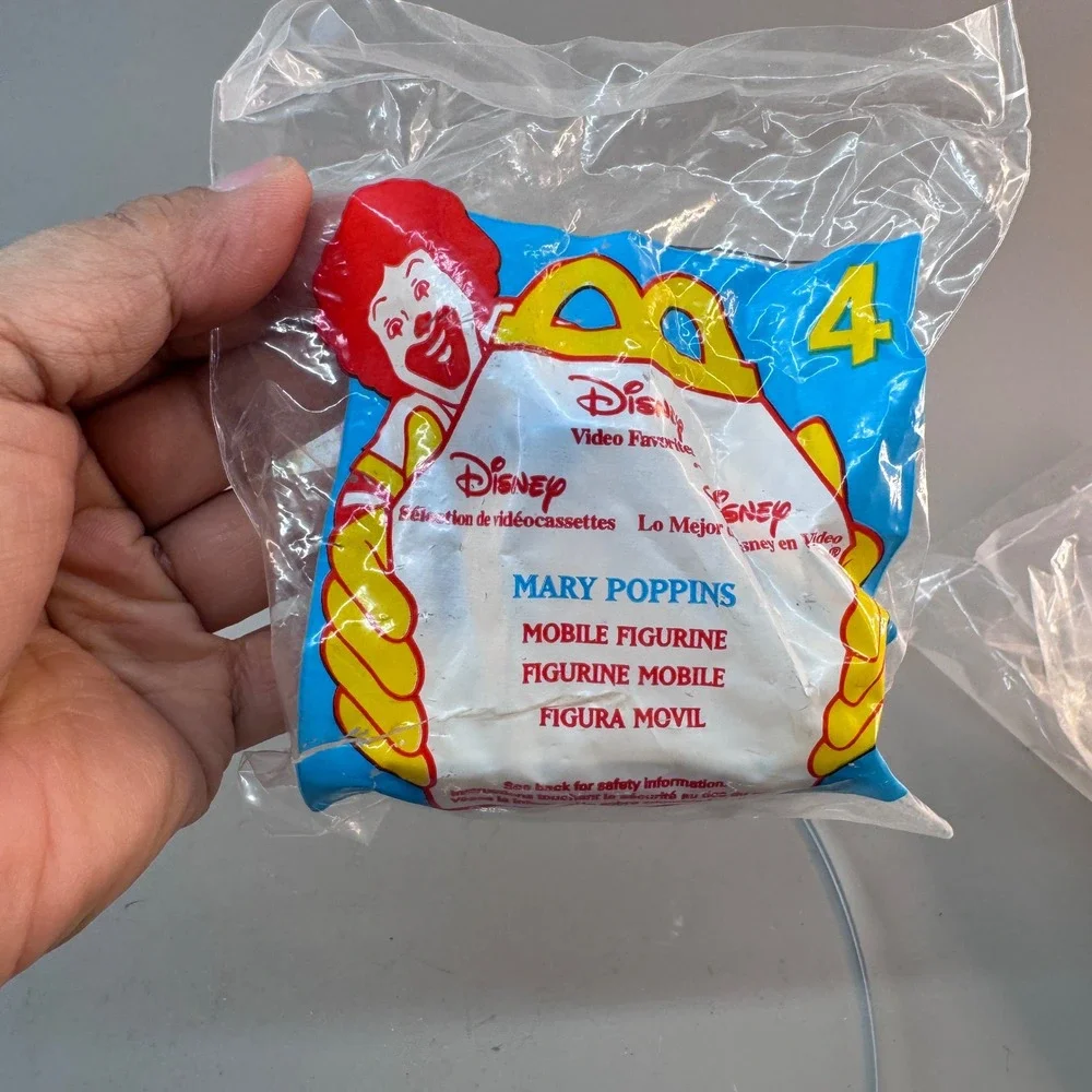 McDonalds Happy Meal Toys Lot 5 Disney Spiderman Mulan Goofy Mary Poppins 90s